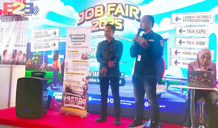 Brigade Pangan Sumsel, Diseminasi Peluang Kerja Petani pada Job Fair Kemnaker