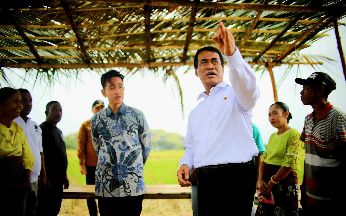 Mentan dampingi Wapres di Sikka, Tegaskan Komitmen bagi Kemajuan Pertanian NTT