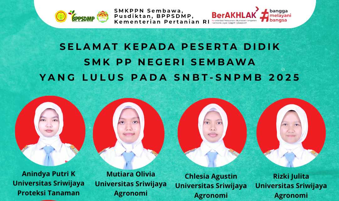Millennial Farmers Development are the Target of Indonesia`s SMKPPN Sembawa