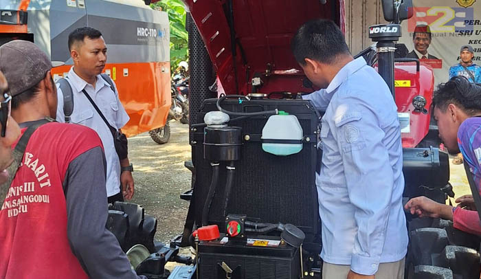 Polbangtan Kementan Latih Petani Indramayu Operasikan Alsintan Modern