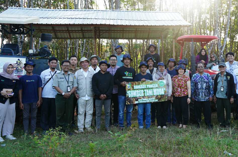 Brigade Pangan, Kementan & IFAD Tinjau Bantuan Alsintan Luar Negeri di Kalsel
