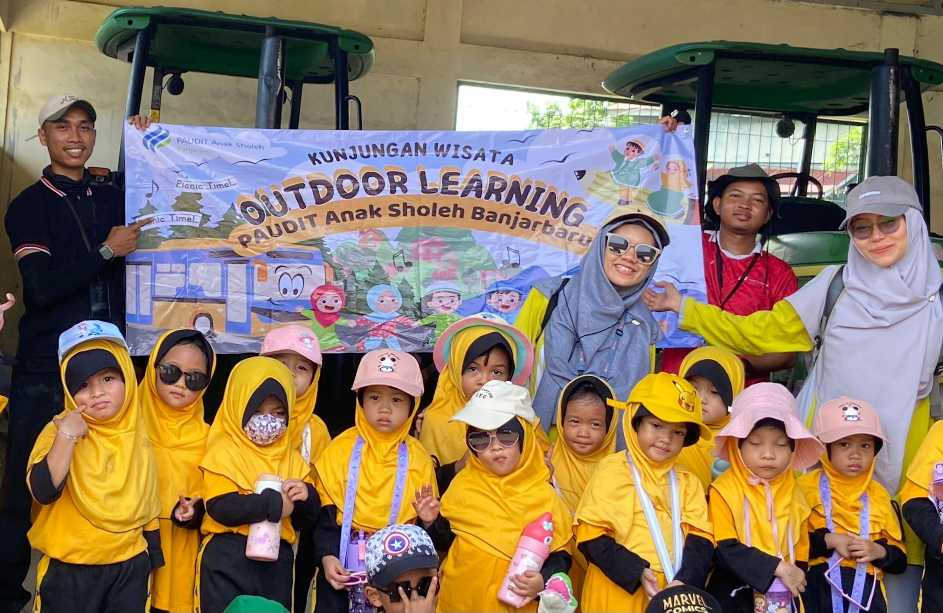 Usia Dini, SMKPPN Kementan Ajak Anak PAUD dan TK di Banjarbaru Belajar Pertanian