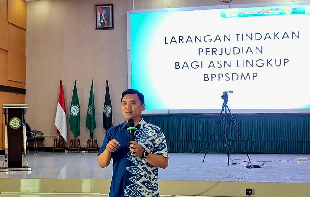 Cegah Judi Online, Polbangtan Kementan Bina Pegawai Tingkatkan Integritas