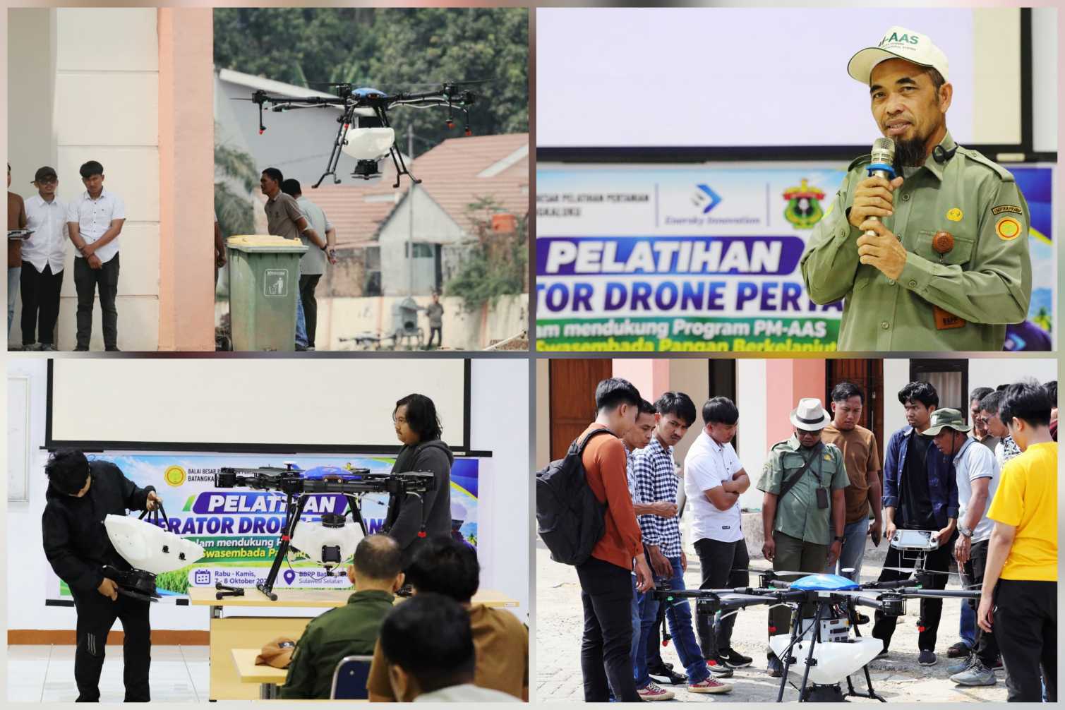 Dukung Pertanian Modern, Kementan Perkuat Kompetensi Operator Drone<br><i>Sulawesi`s Batangkaluku Agricultural Training Center Support Indonesian Farmers</i> Sulawesi`s Batangkaluku Agricultural Training Center Support Indonesian Farmers