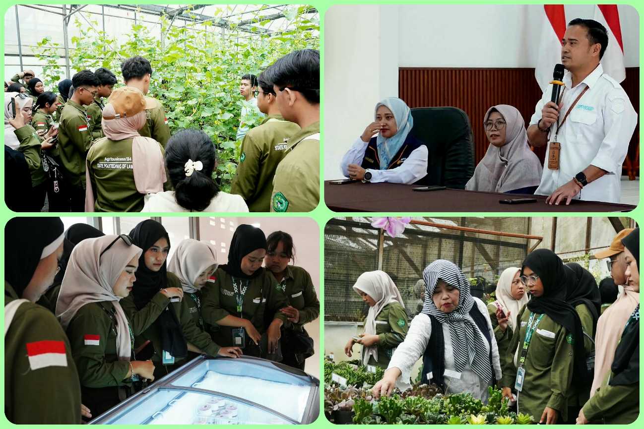 Agroeduwisata UPT Kementan, Destinasi Belajar Agribisnis Mahasiswa Polinela<br><i>West Java`s Lembang Agricultural Training Center Support Indonesian Farmers</i> West Java`s Lembang Agricultural Training Center Support Indonesian Farmers