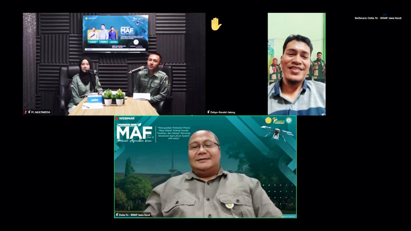 Webinar MAF, Polbangtan Kementan Dorong Transformasi Pertanian Presisi<br><i>Millennial Farmers Development are the Target of Indonesia`s Polbangtan Bogor</i> Millennial Farmers Development are the Target of Indonesia`s Polbangtan Bogor