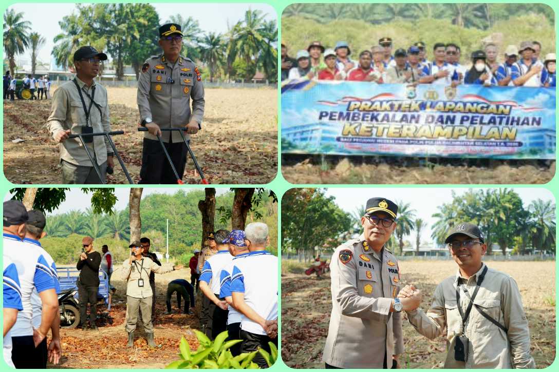 Sinergi Polri, SMK-PPN Kementan Latih Personel Polda Kalsel Budidaya Jagung & Sorgum