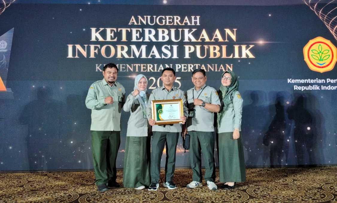 Anugerah KIP 2025, Polbangtan Bogor Raih Predikat Unit Kerja Eselon II Informatif
