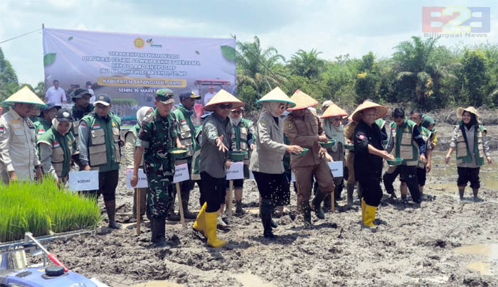 Tanam Bersama, Polbangtan Bogor bersama Kepala BPPSDMP Perkuat Transformasi Pertanian Modern Jambi<br><i>Millennial Farmers Development are the Target of Indonesia`s Polbangtan Bogor</i> Millennial Farmers Development are the Target of Indonesia`s Polbangtan Bogor