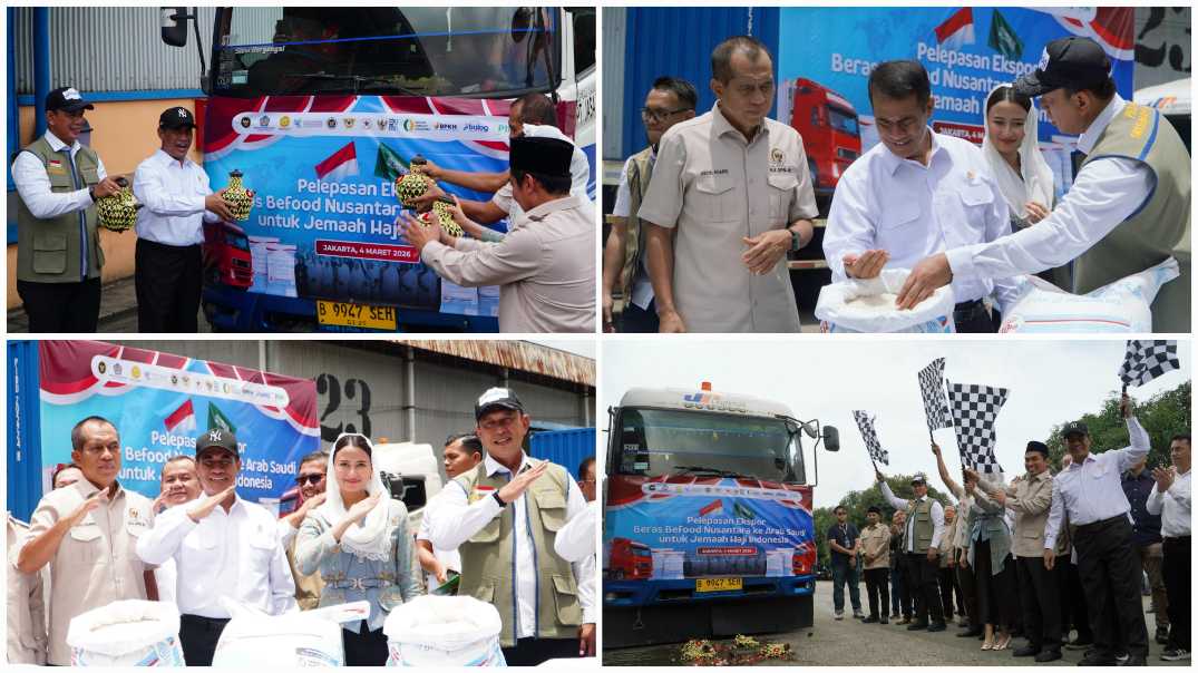 Indonesian Logistics Agency First Rice Exports to Saudi Arabia for Hajj Pilgrims