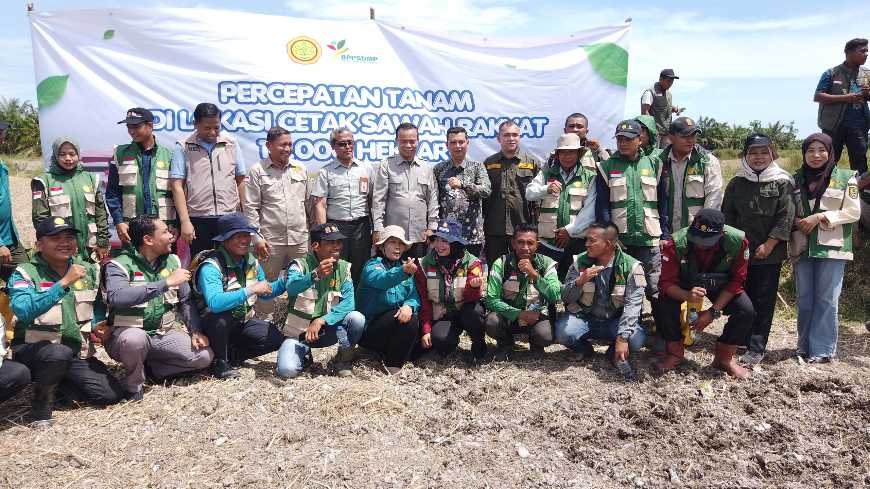 Brigade Pangan Riau, Drone Dukung Gertam Serentak Lahan CSR Rokan Hilir<br><i>Indonesian Center for Agriculture Training (ICAT) Lembang</i> Indonesian Center for Agriculture Training (ICAT) Lembang