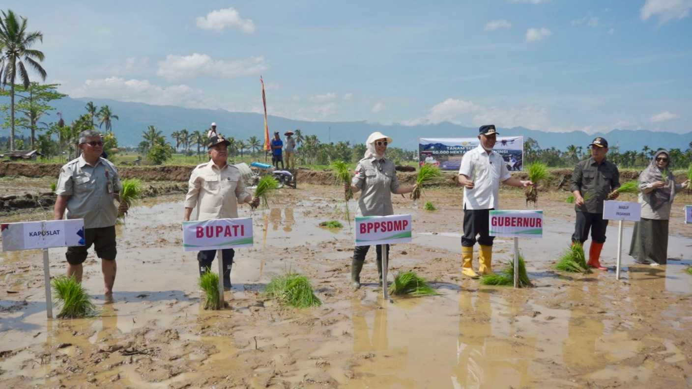 Indonesian Govt Increase of Rice Production across the Country