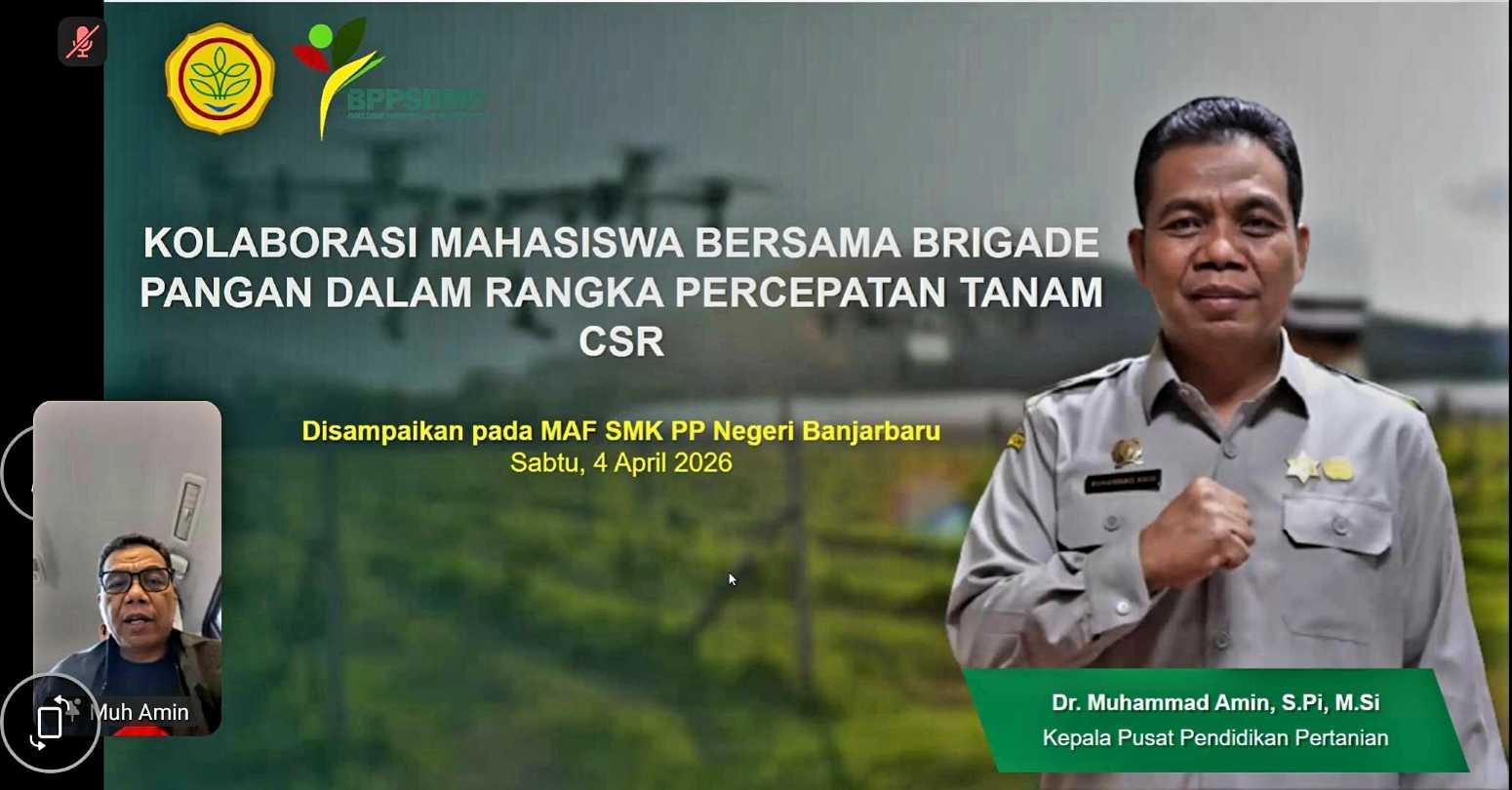 Percepat Tanam Lahan CSR, Kementan Siapkan Mahasiswa dan Siswa SMK Pertanian ke Lapangan 