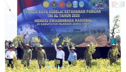 Kementan, TNI AL dan Pemkab Nganjuk Pacu Swasembada Kedelai Nasional