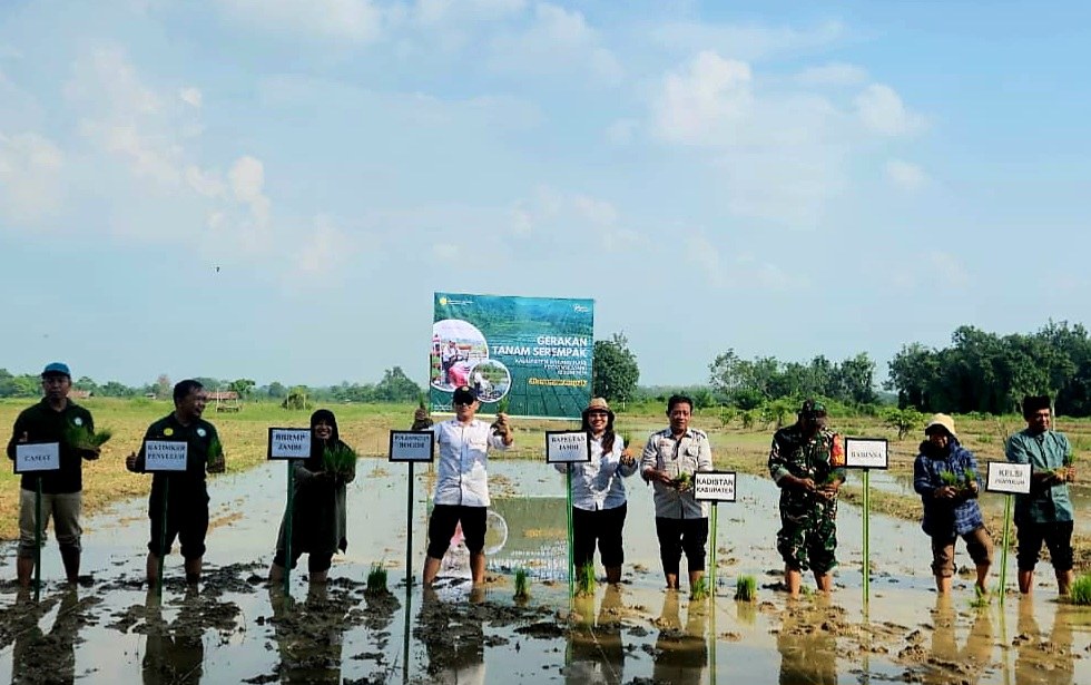 Swasembada Pangan Jambi, Polbangtan Kementan Pimpin Gertam Batanghari