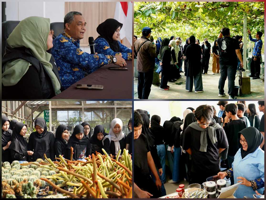 UPT Pelatihan Kementan Kenalkan Pertanian Modern pada Pelajar Bandung<br><i>West Java`s Lembang Agricultural Training Center Support Indonesian Farmers</i> West Java`s Lembang Agricultural Training Center Support Indonesian Farmers