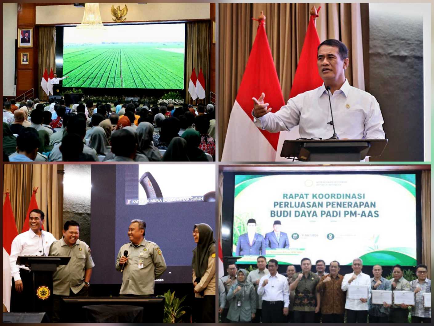 Mentan Amran Dorong Implementasi Pertanian Modern PM-AAS, Pendapatan Petani Naik 3 Kali Lipat<br><i>Indonesian Govt Increase of Rice Production across the Country</i> Indonesian Govt Increase of Rice Production across the Country
