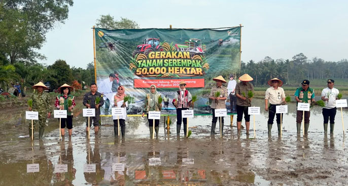 The Agricultural Library Support Indonesian Farmers to Attain Food Self-sufficiency