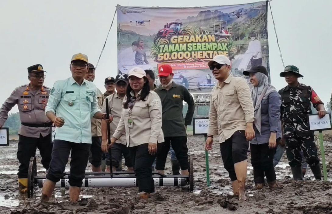 Pastikan Lancar, Polbangtan Kementan Cek Kesiapan Gertam Serentak Jambi